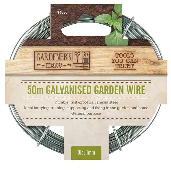 Gardman General Purpose Galvanised Wire 1mmx50m 1 Gardman General Purpose Galvanised Wire 1mmx50m
