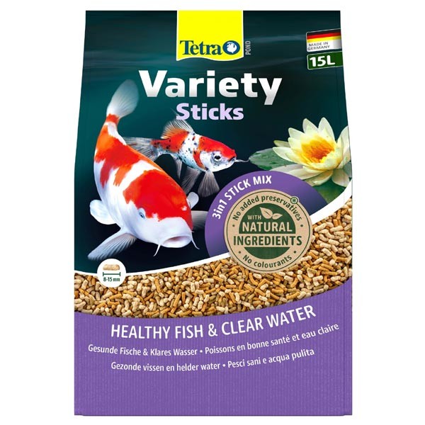 Tetra Pond Variety Sticks 15 Litres / 2120g 1 Tetra Pond Variety Sticks 15 Litres / 2120g
