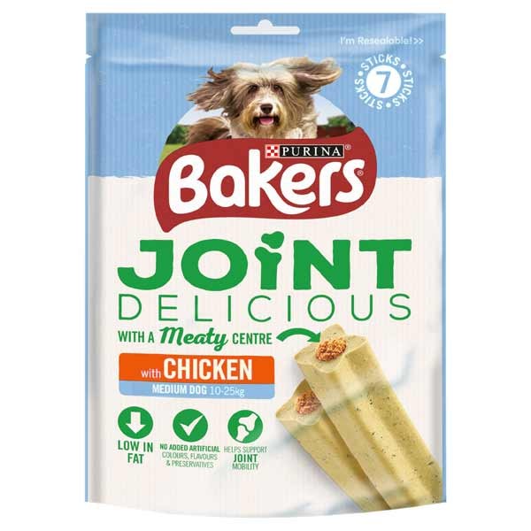 Bakers Joint Delicious Chicken Medium 7 Pack Dog Treat 1 Bakers Joint Delicious Chicken Medium 7 Pack Dog Treat
