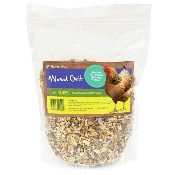 Natures Grub Mixed Grit 1.5kg Pouch 1 Natures Grub Mixed Grit 1.5kg Pouch