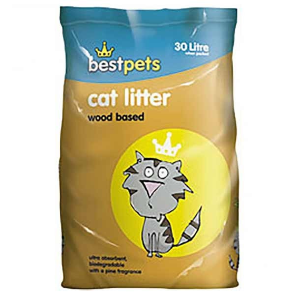 Bestpets Cat Litter Wood 30 Litre 1 Bestpets Cat Litter Wood 30 Litre