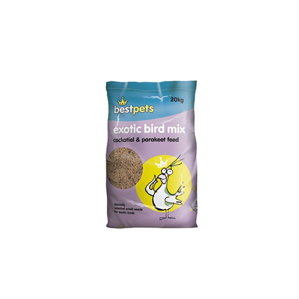 Bestpets Parrakeet & Cockatiel Seed 20kg 1 Bestpets Parrakeet & Cockatiel Seed 20kg