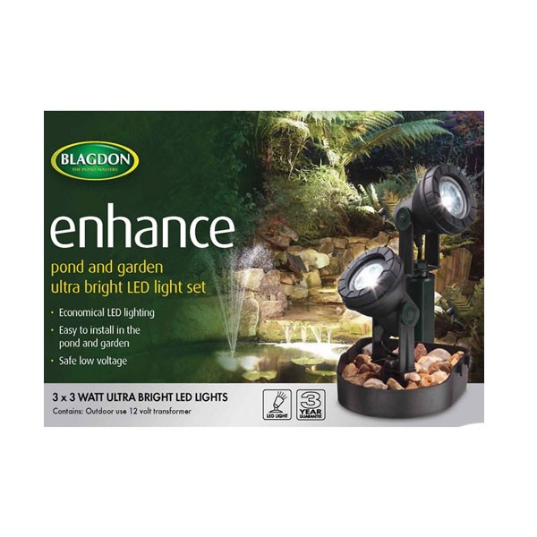Blagdon 3 Way LED Feature Lights 3x3w 1 Blagdon 3 Way LED Feature Lights 3x3w