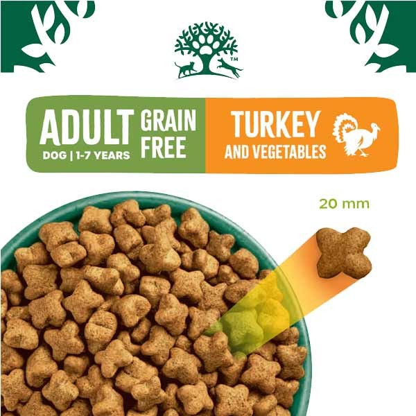 James Wellbeloved Grain Free Turkey & Veg Adult 1.5kg Dry Dog Food 2 James Wellbeloved Grain Free Turkey & Veg Adult 1.5kg Dry Dog Food - Image 2