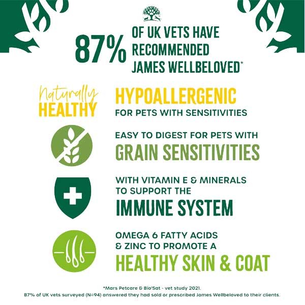 James Wellbeloved Grain Free Turkey & Veg Adult 1.5kg Dry Dog Food 4 James Wellbeloved Grain Free Turkey & Veg Adult 1.5kg Dry Dog Food - Image 4