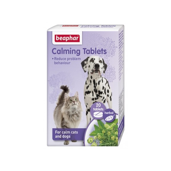 Beaphar Calming Tablets 20 Tabs for Dogs & Cats 1 Beaphar Calming Tablets 20 Tabs for Dogs & Cats