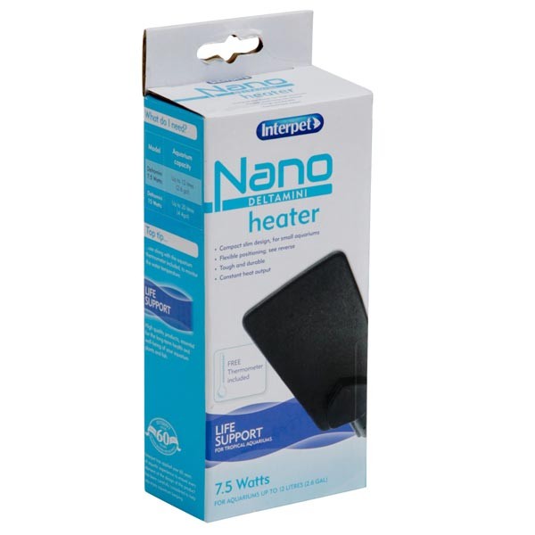 Interpet Nano Delta Heater Mini 7.5w 1 Interpet Nano Delta Heater Mini 7.5w