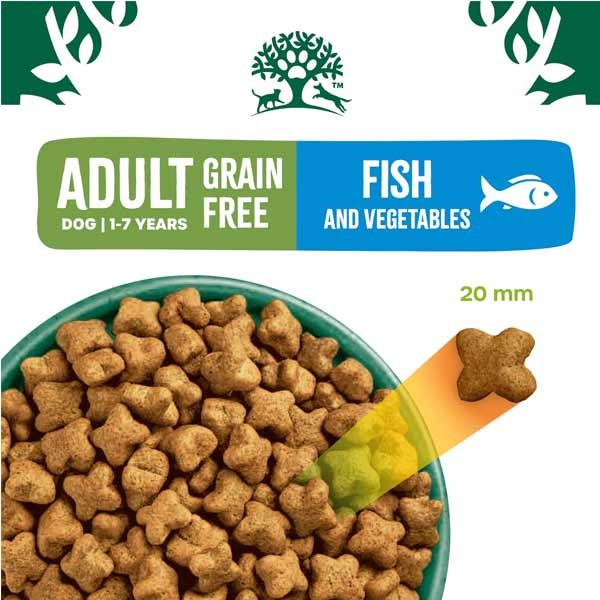 James Wellbeloved Grain Free Fish & Veg Adult 10kg Dry Dog Food 2 James Wellbeloved Grain Free Fish & Veg Adult 10kg Dry Dog Food - Image 2