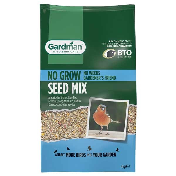 Gardman Wild Bird Care No Grow Seed Mix 4kg 1 Gardman Wild Bird Care No Grow Seed Mix 4kg