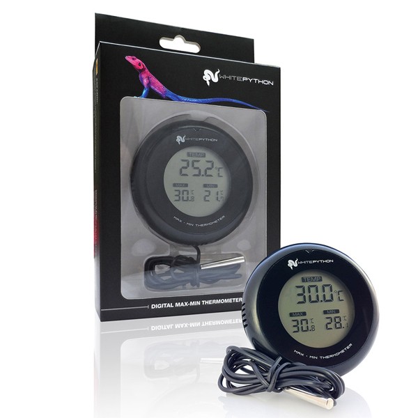 White Python Digital Max / Min Thermometer 1 White Python Digital Max / Min Thermometer