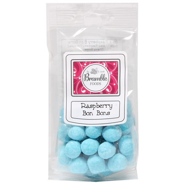 Bramble Foods Raspberry Bon Bons Confectionery Bag 1 Bramble Foods Raspberry Bon Bons Confectionery Bag