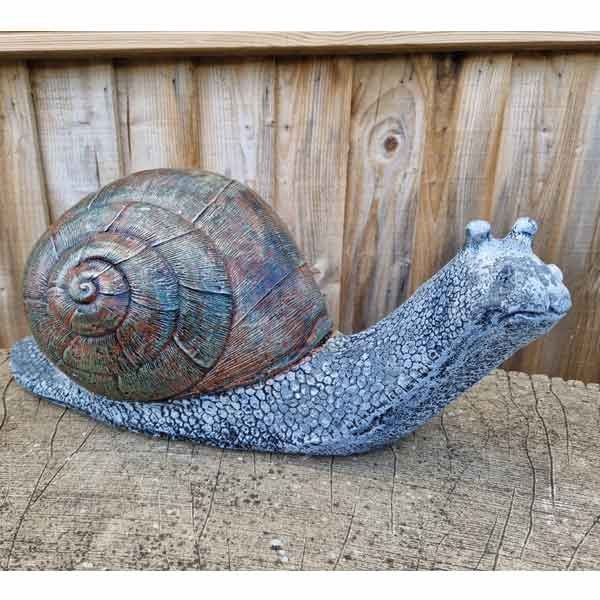 Snail Stone Garden Ornament (Large) 35cm 1 Snail Stone Garden Ornament (Large) 35cm