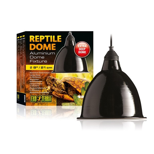 Exo Terra Aluminum Dome Fixture Large 1 Exo Terra Aluminum Dome Fixture Large