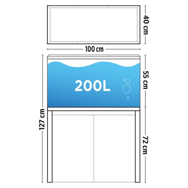 Fluval Roma 200 Black Bluetooth LED Aquarium & Cabinet 4 Fluval Roma 200 Black Bluetooth LED Aquarium & Cabinet - Image 4
