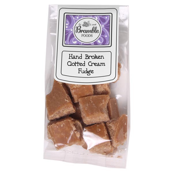 Bramble Foods Hand Broken Clotted Cream Fudge Bag 1 Bramble Foods Hand Broken Clotted Cream Fudge Bag