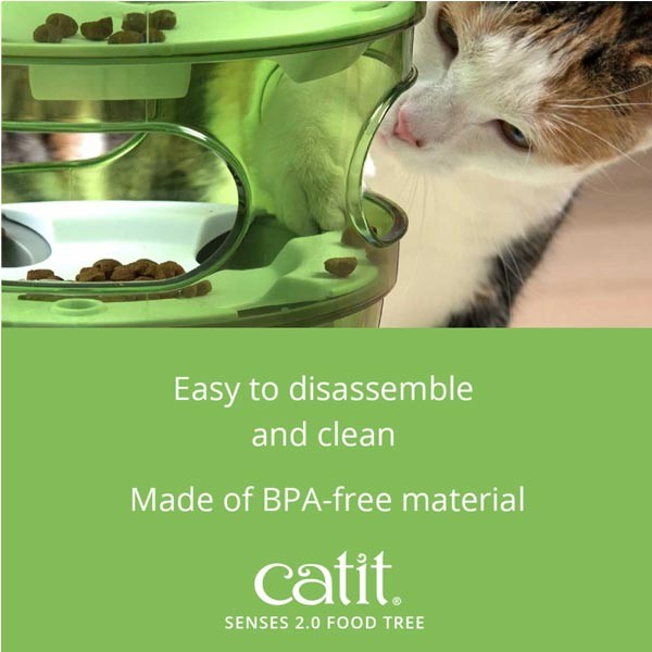 Catit Senses 2.0 Food Tree Feeder/Cat Toy 5 Catit Senses 2.0 Food Tree Feeder/Cat Toy - Image 5