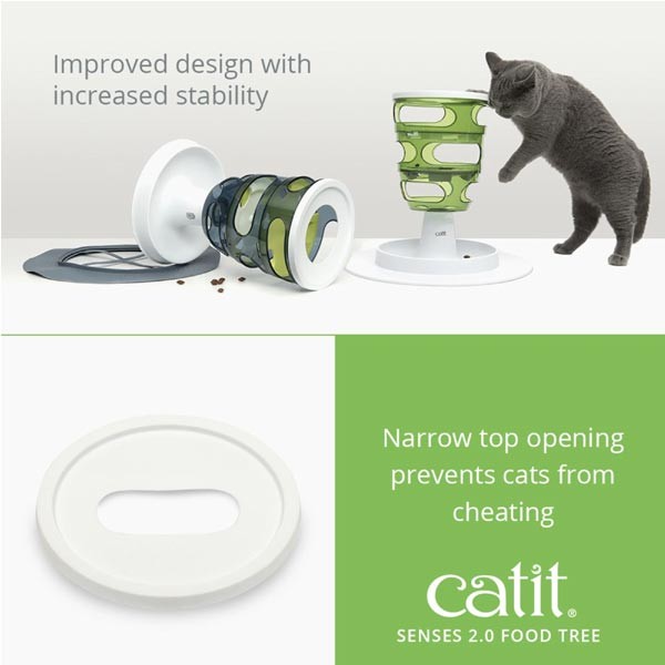 Catit Senses 2.0 Food Tree Feeder/Cat Toy 6 Catit Senses 2.0 Food Tree Feeder/Cat Toy - Image 6