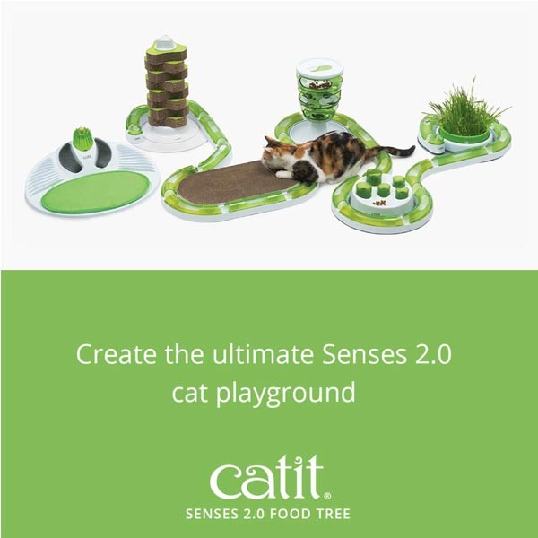 Catit Senses 2.0 Food Tree Feeder/Cat Toy 7 Catit Senses 2.0 Food Tree Feeder/Cat Toy - Image 7