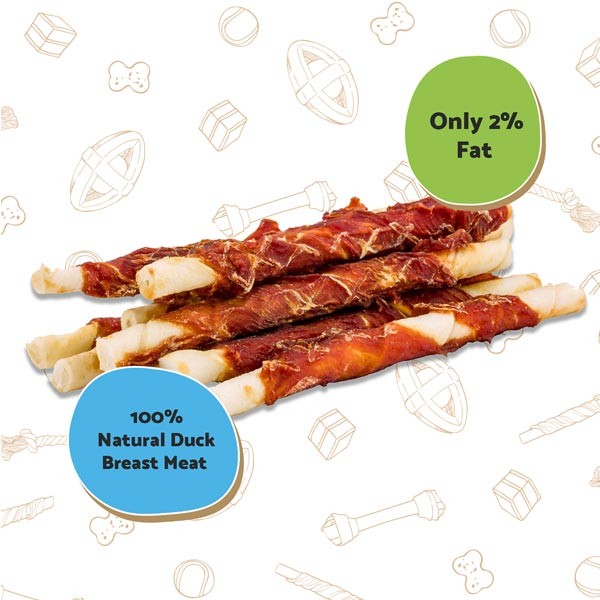 Good Boy Duck Twists 320g Dog Treat 2 Good Boy Duck Twists 320g Dog Treat - Image 2