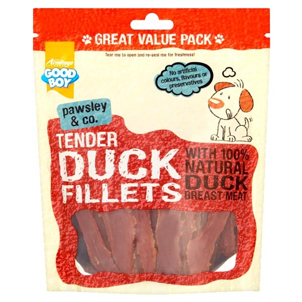 Good Boy Duck Fillets 320g Dog Treat 1 Good Boy Duck Fillets 320g Dog Treat