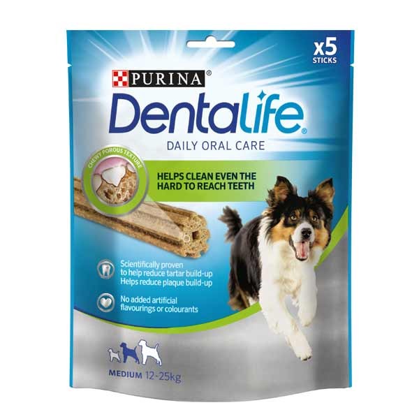 Dentalife Dental Sticks Chicken Medium 5 Pack Dog Treat 1 Dentalife Dental Sticks Chicken Medium 5 Pack Dog Treat