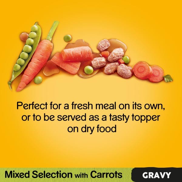 Pedigree Pouch Mixed Chunks in Gravy 40x100g Wet Dog Food 2 Pedigree Pouch Mixed Chunks in Gravy 40x100g Wet Dog Food - Image 2