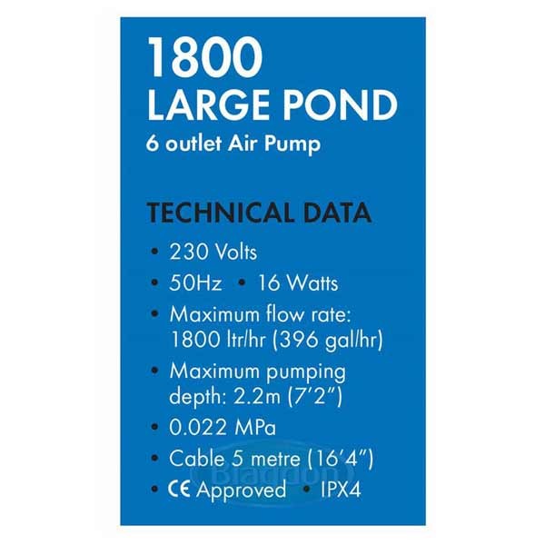 Blagdon Pond Oxygenator 1800 5 Blagdon Pond Oxygenator 1800 - Image 5