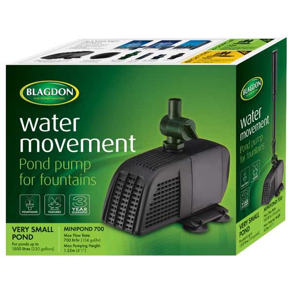 Blagdon Minipond 700 Fountain Pump 1 Blagdon Minipond 700 Fountain Pump