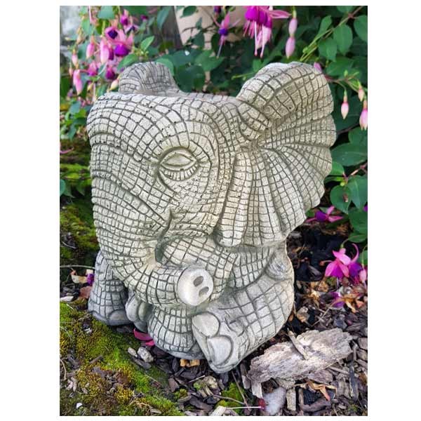 Elephant Stone Planter 24cm 1 Elephant Stone Planter 24cm