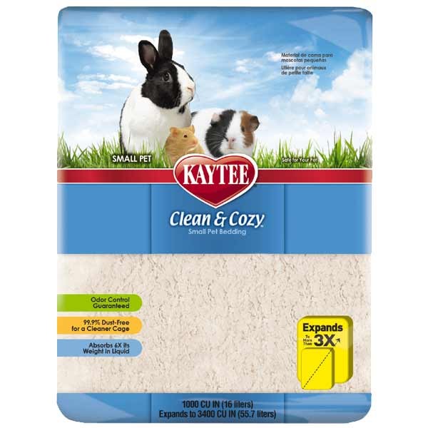 Kaytee Clean & Cozy White Bedding 49.2 Litres 1 Kaytee Clean & Cozy White Bedding 49.2 Litres