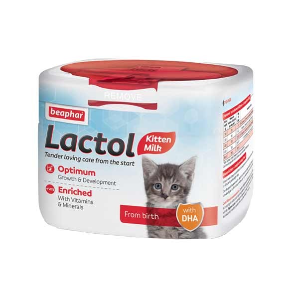 Beaphar Lactol Milk Replacer for Kittens 250g Cat Treat 1 Beaphar Lactol Milk Replacer for Kittens 250g Cat Treat