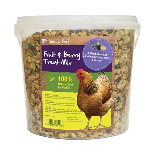 Natures Grub Chicken Fruit & Berry Treat Mix 600g 1 Natures Grub Chicken Fruit & Berry Treat Mix 600g