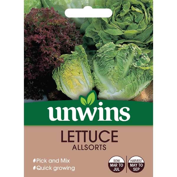 Unwins Lettuce All Sorts Mix Seeds 1 Unwins Lettuce All Sorts Mix Seeds