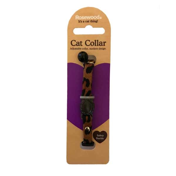 Rosewood Jungle Print Cat Collar 1 Rosewood Jungle Print Cat Collar