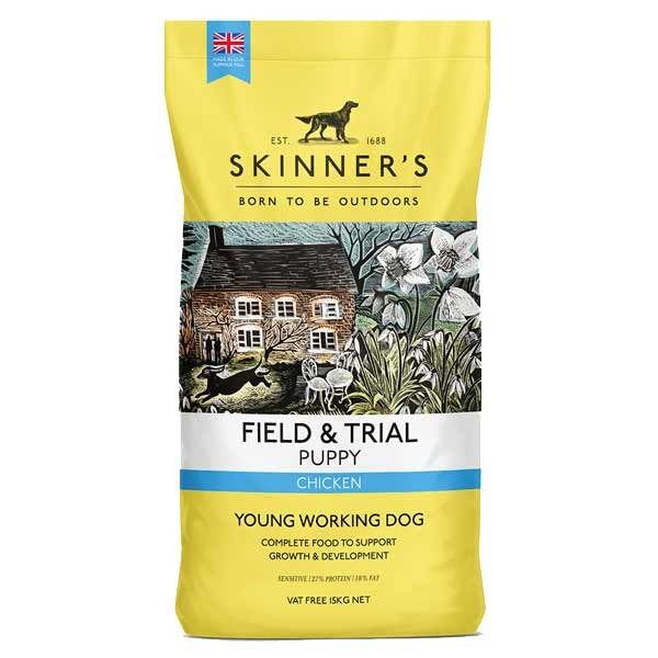 Skinner's Field & Trial Puppy Chicken 15kg Dry Dog Food 1 Skinner's Field & Trial Puppy Chicken 15kg Dry Dog Food