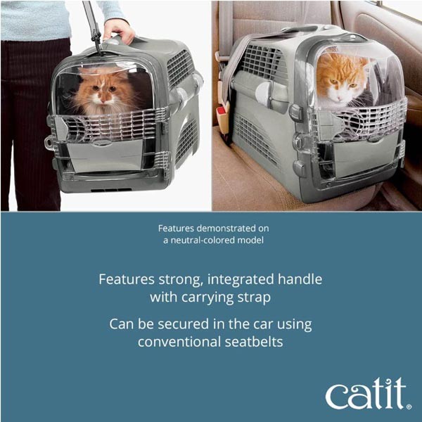 Catit Cabrio Carrier Blue-Grey 3 Catit Cabrio Carrier Blue-Grey - Image 3