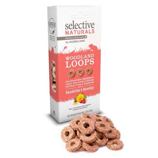 Selective Naturals Woodland Loops with Dandelion & Rosehip 80g 2 Selective Naturals Woodland Loops with Dandelion & Rosehip 80g - Image 2