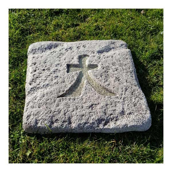 Japanese Stepping Stone Square (Small) 30cm 1 Japanese Stepping Stone Square (Small) 30cm