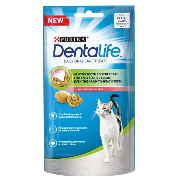 Dentalife Dental Salmon 40g Cat Treat 1 Dentalife Dental Salmon 40g Cat Treat
