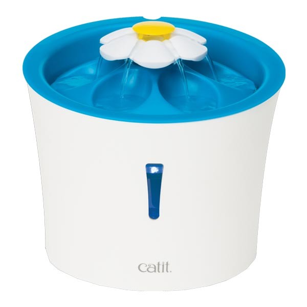 Catit Flower Fountain LED UK 3pin Plug 1 Catit Flower Fountain LED UK 3pin Plug