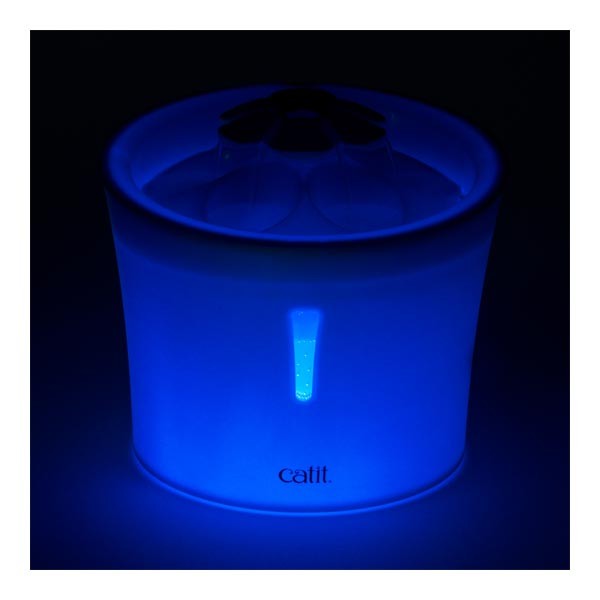 Catit Flower Fountain LED UK 3pin Plug 2 Catit Flower Fountain LED UK 3pin Plug - Image 2