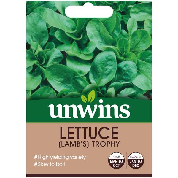 Unwins Lamb's Leaves Lettuce Trophy Seeds 1 Unwins Lamb's Leaves Lettuce Trophy Seeds