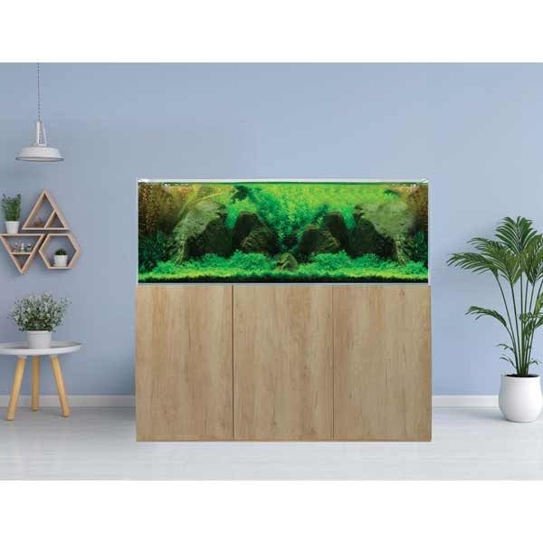 AquaSys 395 Natural Nebraska Oak Aquarium & Cabinet 2 AquaSys 395 Natural Nebraska Oak Aquarium & Cabinet - Image 2