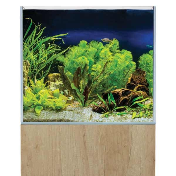 AquaSys 150 Natural Nebraska Oak Aquarium & Cabinet 2 AquaSys 150 Natural Nebraska Oak Aquarium & Cabinet - Image 2