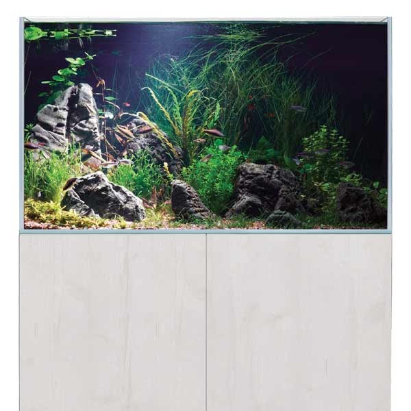 AquaSys 230 Soft Matt White Aquarium & Cabinet 2 AquaSys 230 Soft Matt White Aquarium & Cabinet - Image 2