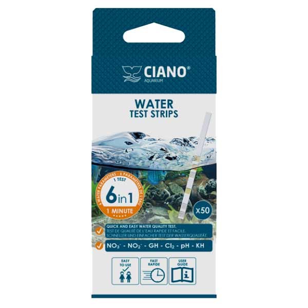Ciano Water Test Strips 6 in 1 1 Ciano Water Test Strips 6 in 1