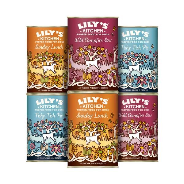 Lily's Kitchen Grain Free Multipack Cans Adult 6x400g Wet Dog Food 1 Lily's Kitchen Grain Free Multipack Cans Adult 6x400g Wet Dog Food