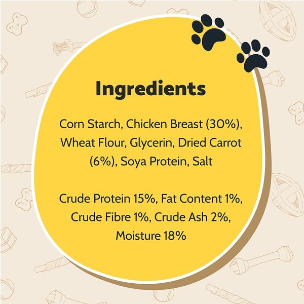 Good Boy Mega Chewy Chicken & Carrot Twist Single Dog Treat 4 Good Boy Mega Chewy Chicken & Carrot Twist Single Dog Treat - Image 4