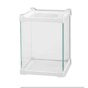 Betta Terra White Mini Terrarium 16x16x21cm Pet Tank