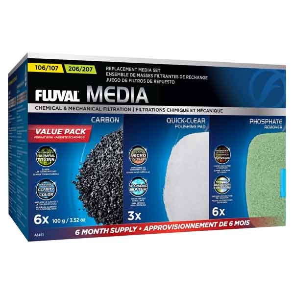 Fluval 107/207 Media Value Pack 1 Fluval 107/207 Media Value Pack